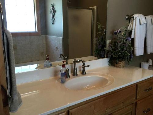 Koupelna v ubytování Breathtaking Cabin Rental with a Private Hot Tub in Hiawassee, Georgia