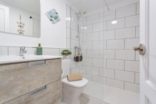 Koupelna v ubytování Blanca del Sol Oasis Duna