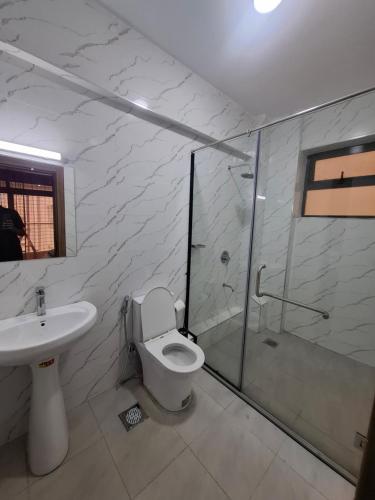 Koupelna v ubytování Parklands Executive Suites