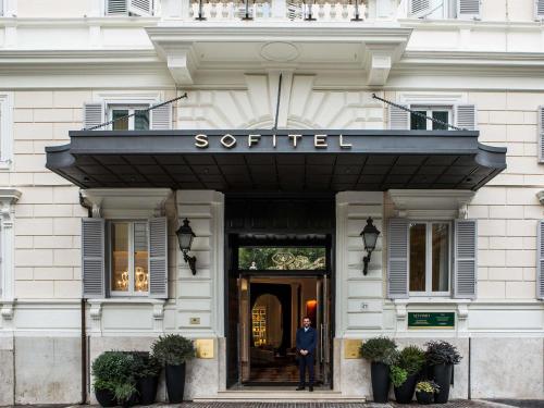 La fachada o entrada de Sofitel Roma Villa Borghese