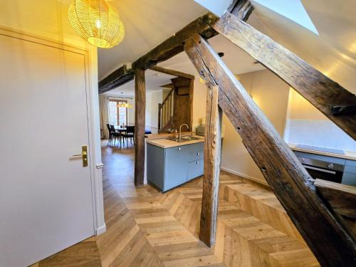 Кухня или мини-кухня в Duplex spacieux 2 Chambres au Centre-Ville Auxerre
