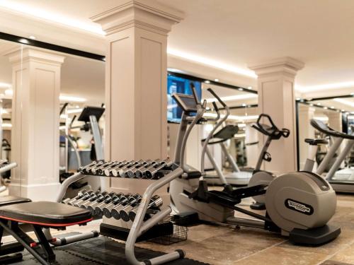 Gimnasio o instalaciones de fitness de Hotel Rotary Geneva - MGallery