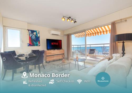 À 5 min de Monaco - Joli deux pièces - Vue mer - EM