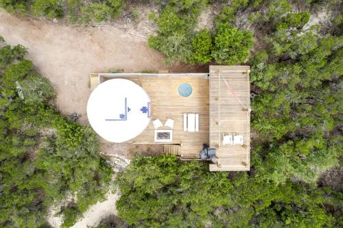 Άποψη από ψηλά του Amazing Yurt for Couples with Stunning Views in Wimberley, Texas