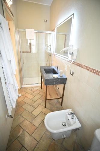 Koupelna v ubytování Agriturismo La Camilla