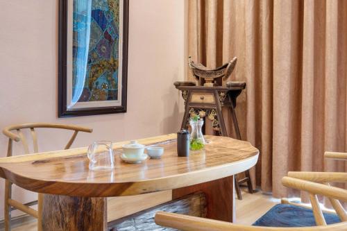 Posezení v ubytování Shanju Bieyuan Homestay (Yangshuo Yulonghe Branch)