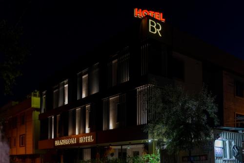 a building with a hotel sign on top of it at BRANDROOM HOTEL in Istanbul
