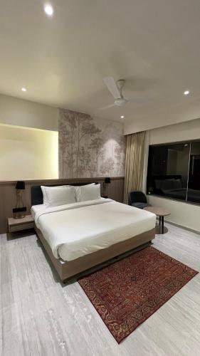 Una cama o camas en una habitación de The EcoSatva