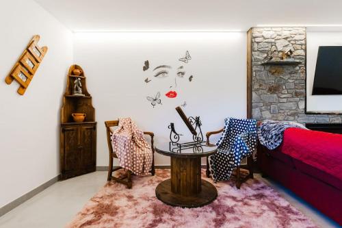 Χώρος καθιστικού στο Borda Martí 2, Chalet de montaña en la Vall d'Incles HUT1-08521