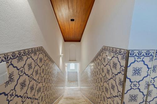 Et badeværelse på Azeitão Perspetiva Apartment