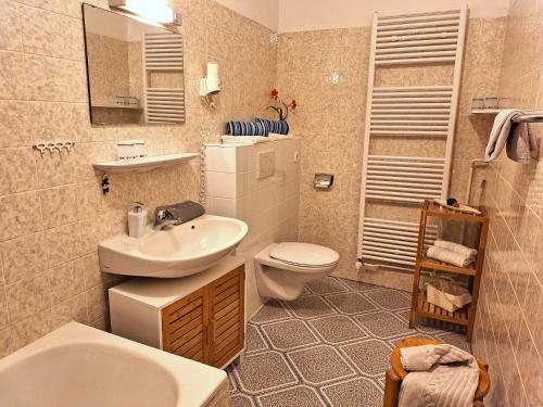 Koupelna v ubytování Christianshof