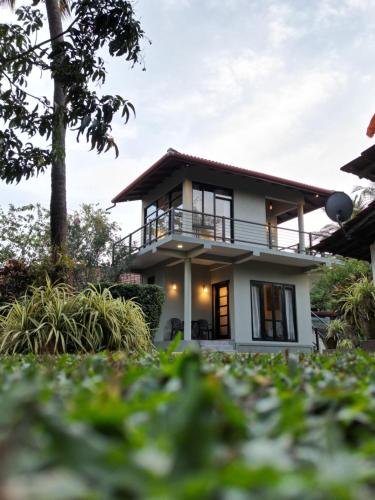a villa with a view of the house at Yala Hideaway in Debarawewa