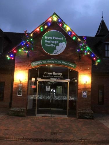 a new forever laughter center with christmas lights on it at Roof Garden @ No.60 High Street in Lyndhurst