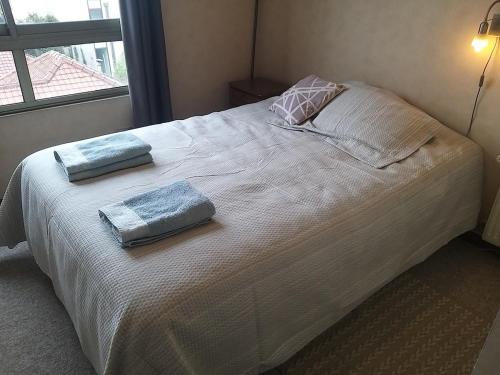 Postel nebo postele na pokoji v ubytování Residential apartment in Ñuñoa