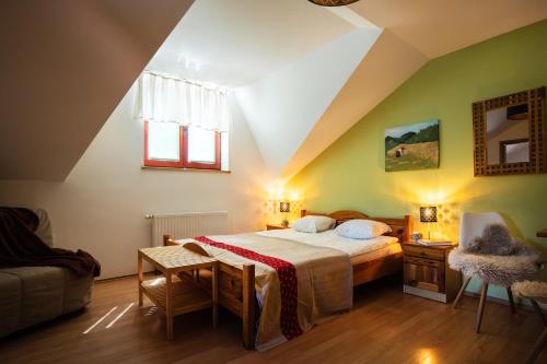 Giường trong phòng chung tại Relax Guest House Marjanca