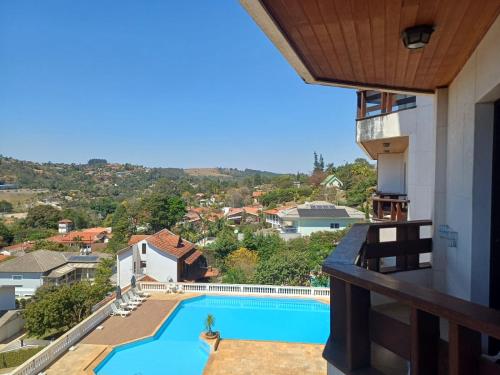 Πισίνα στο ή κοντά στο Piemonte Flat Apart Serra Negra