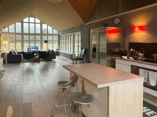 Dapur atau dapur kecil di Become One With Nature In "Oldes Hytte"