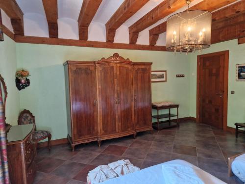Ένα ή περισσότερα κρεβάτια σε δωμάτιο στο La Hacienda de Navafria