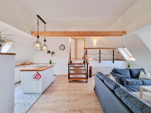 O zonă de relaxare la Ferienwohnung "Feldkieker" in Schwartbuck