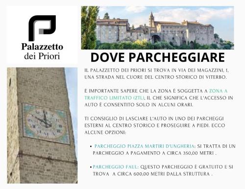 Certificato, attestato, insegna o altro documento esposto da Palazzetto dei Priori