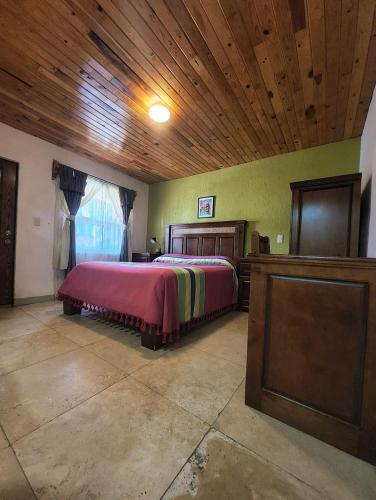Postel nebo postele na pokoji v ubytování Hotel Ecológico Temazcal