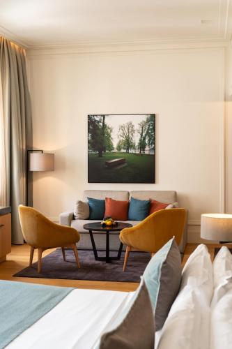 Posezení v ubytování BoHo Prague Hotel - Small Luxury Hotels