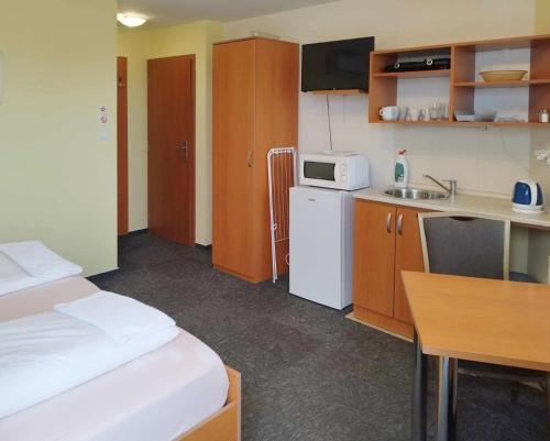 Η κουζίνα ή μικρή κουζίνα στο Apartmány Family Veľký Meder