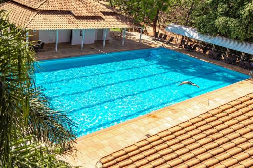 Πισίνα στο ή κοντά στο diRoma Thermas direto com o Grupo diRoma com acesso ao Acqua Park e Café da manhã