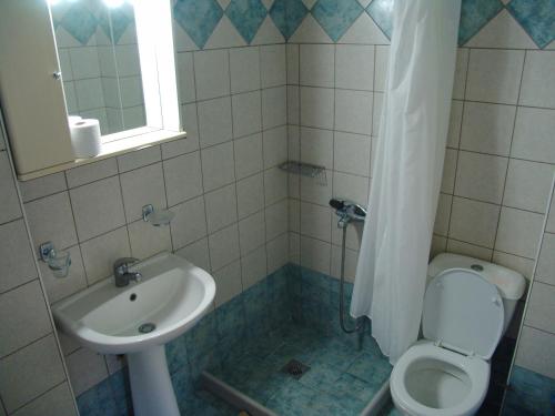 Koupelna v ubytování Casa di Maura