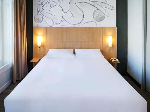 Katil atau katil-katil dalam bilik di ibis Toulouse Gare Matabiau