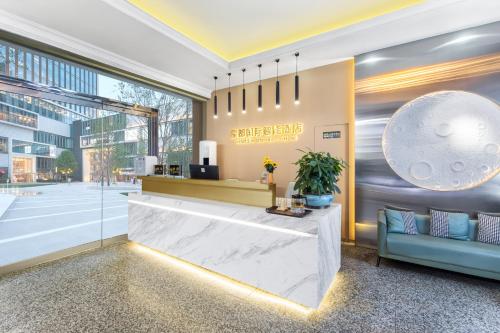 Posezení v ubytování Guangzhou Xingdu International Hotel