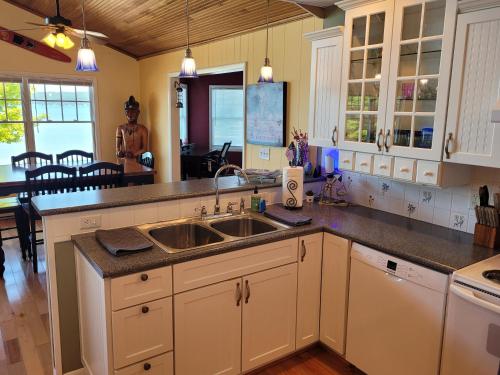 Una cocina o zona de cocina en Trader Scott's - Lakefront And Gorgeous!