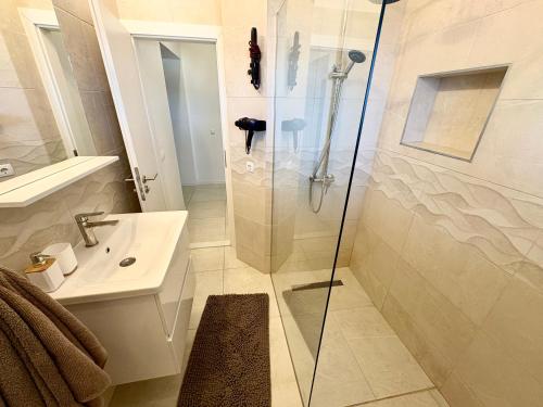 Phòng tắm tại Apartment Anchor Luxury