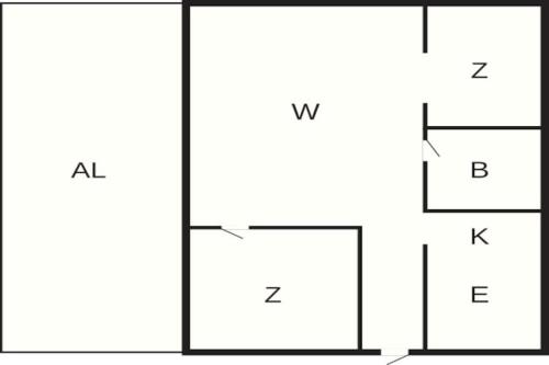 Plano de Stylish Holiday Apartment on Oland