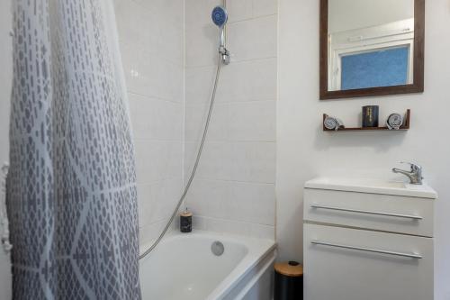 Koupelna v ubytování Au cœur de Rouen