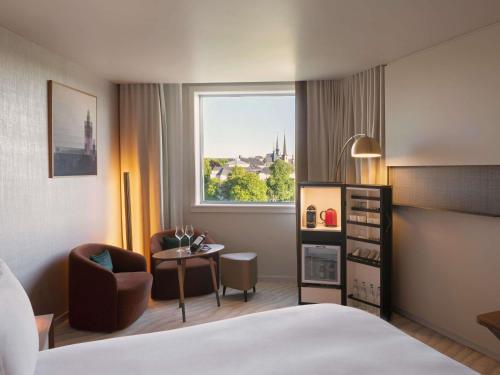 Un ou plusieurs lits dans un hébergement de l'établissement Sofitel Luxembourg Le Grand Ducal