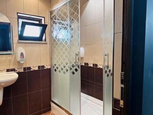 Koupelna v ubytování Hotel Berito