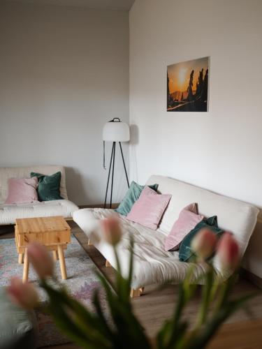 Posezení v ubytování Apartmány Staroměstská romance