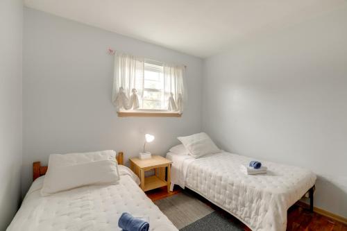 a bedroom with two beds and a window at Somerset Home with Large Yard Near Parks and Trails in Somerset