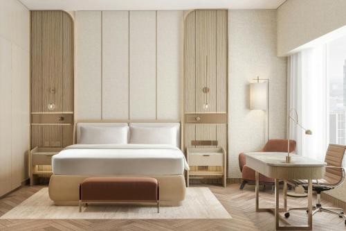 Katil atau katil-katil dalam bilik di JW Marriott Hotel Jakarta