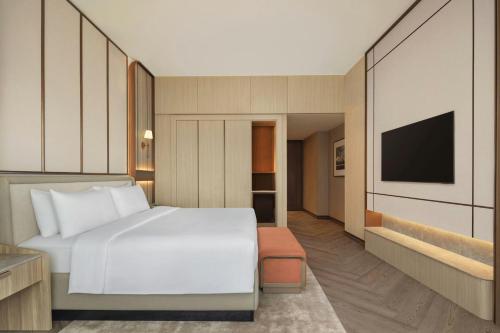 Katil atau katil-katil dalam bilik di JW Marriott Hotel Jakarta