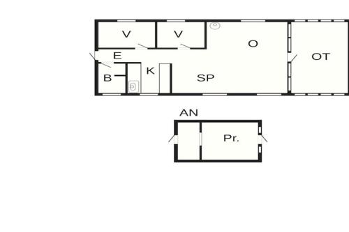 a schematic diagram of the proposed system for a house at 5 person holiday home in Jægerspris-By Traum in Jægerspris