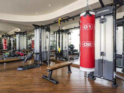Fitness centrum a/nebo fitness zařízení v ubytování The Retreat Palm Dubai MGallery by Sofitel