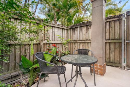 Zahrada ubytování Comfortable 1BR near UQ, River Walks & Pool