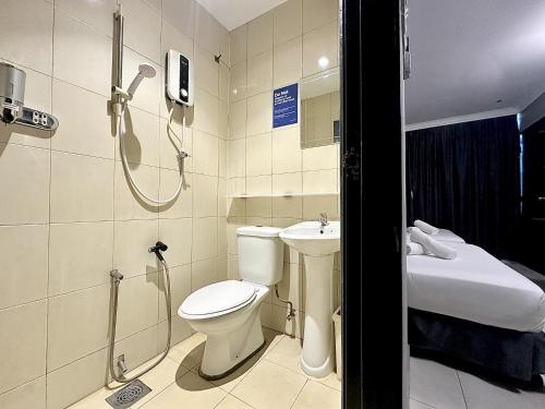 Salle de bains dans l'établissement # Hashtag Hotel - Self Check in