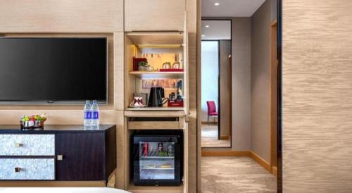 Kuchyň nebo kuchyňský kout v ubytování Shijiazhuang Ximeijin Continental Hotel