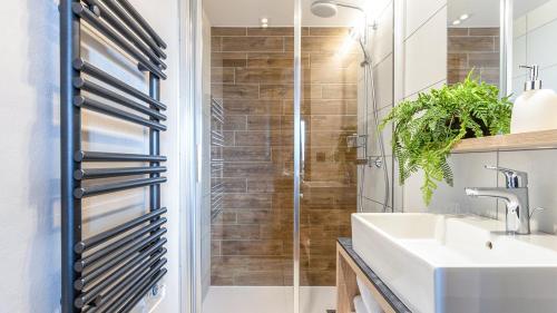 Ένα μπάνιο στο ASAI210-4-2 Appartement 4 étoiles Les Saisies - 8 personnes