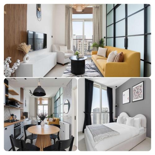 Stylish 1BR Dubai Hills Walk to Park & Mall
