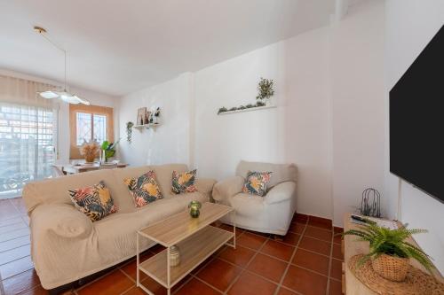 Un lugar para sentarse en Apartamento Calma Suite