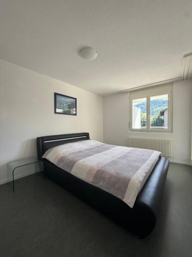 Ένα ή περισσότερα κρεβάτια σε δωμάτιο στο Apartment for 1 to 2 people, 1 double bed